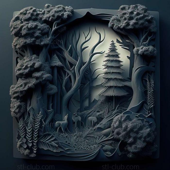 3D model forest (STL)